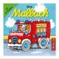 Preview: Mini Malbuch Feuerwehr mit Stickern